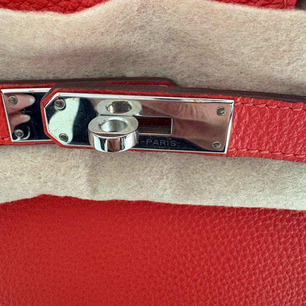 ❌SOLD❌ Hermes Birkin 35 Rouge Capuccine Togo SHW P◾️ - Picture 12 of 16